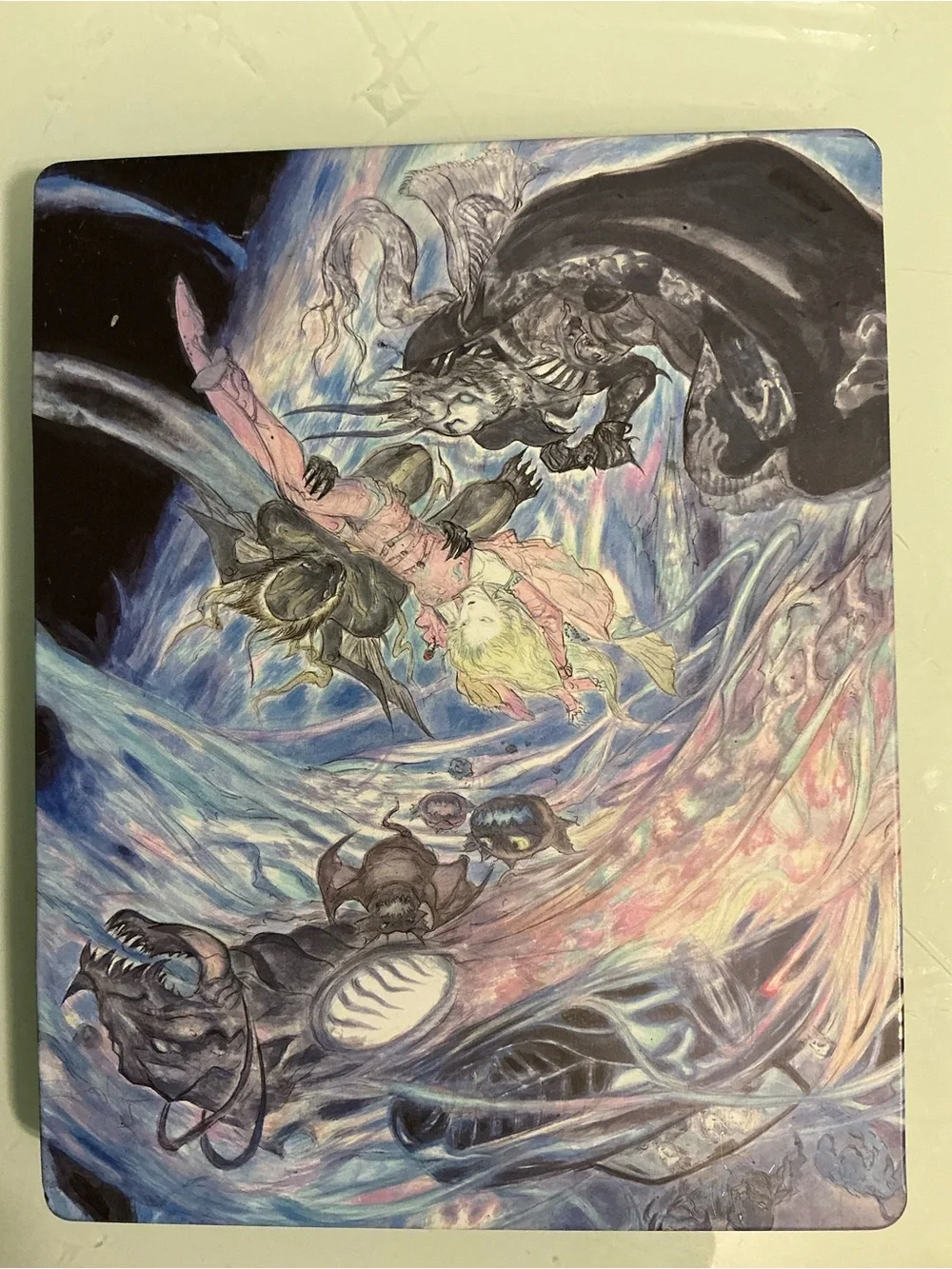 Sony SteelBook with Pastel Fantasy Artwork in Purple, Pink, Blue, White